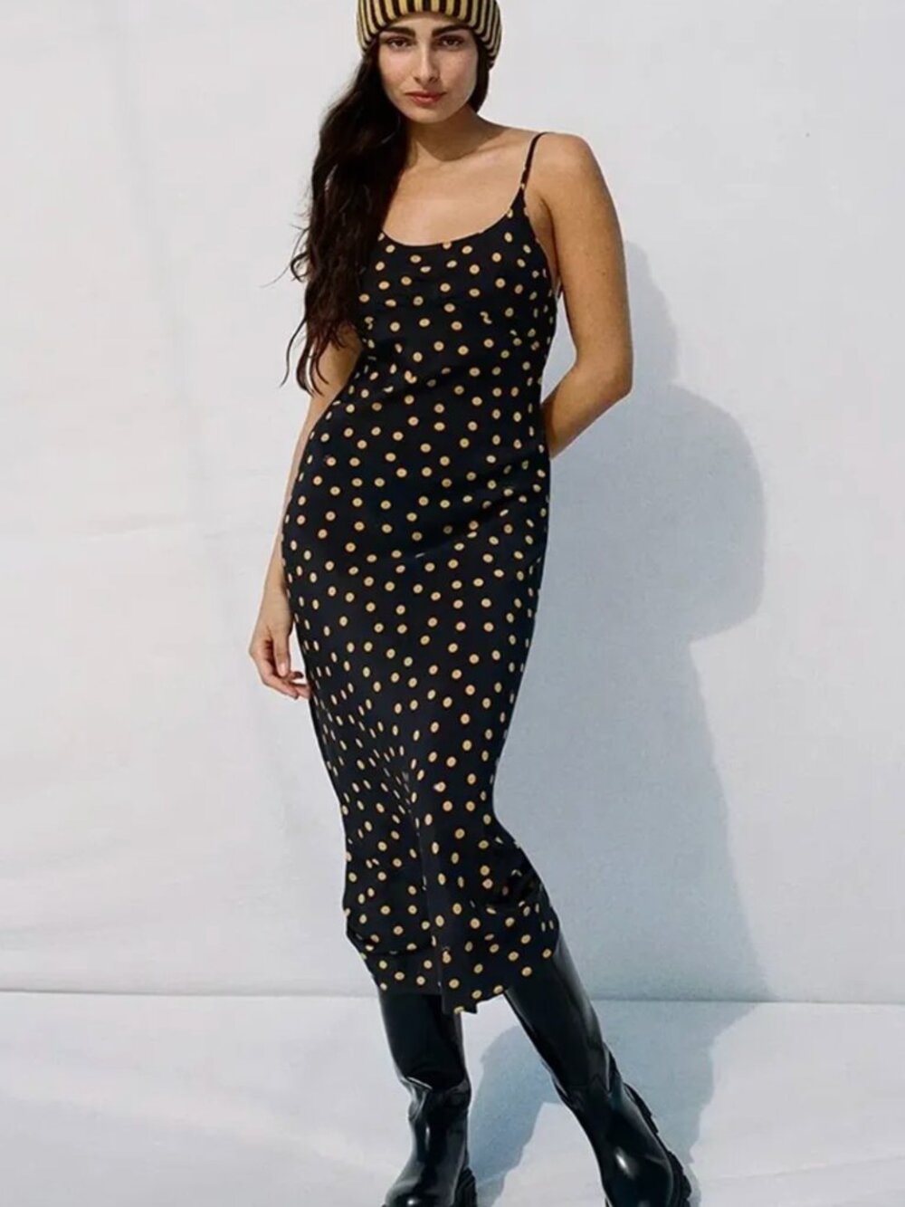 REALISATION PAR IGGY POLKADOT DRESS